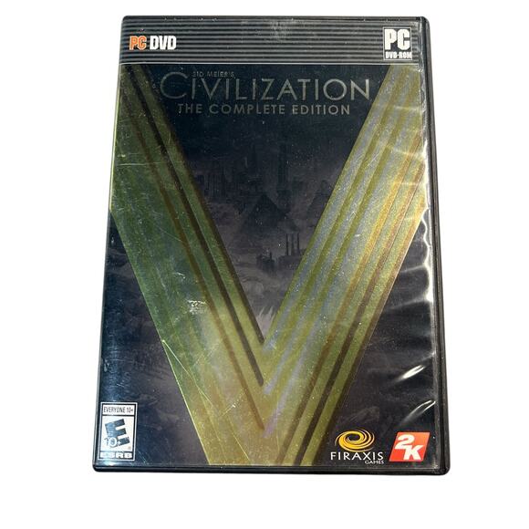 Sid Meier Other - Civilization V 5 The Complete Edition (Windows PC DVD, 2013) w/ Key‎